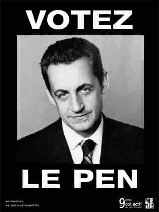 Attac campaign against Sarkozy - Sarkonazi... ;)